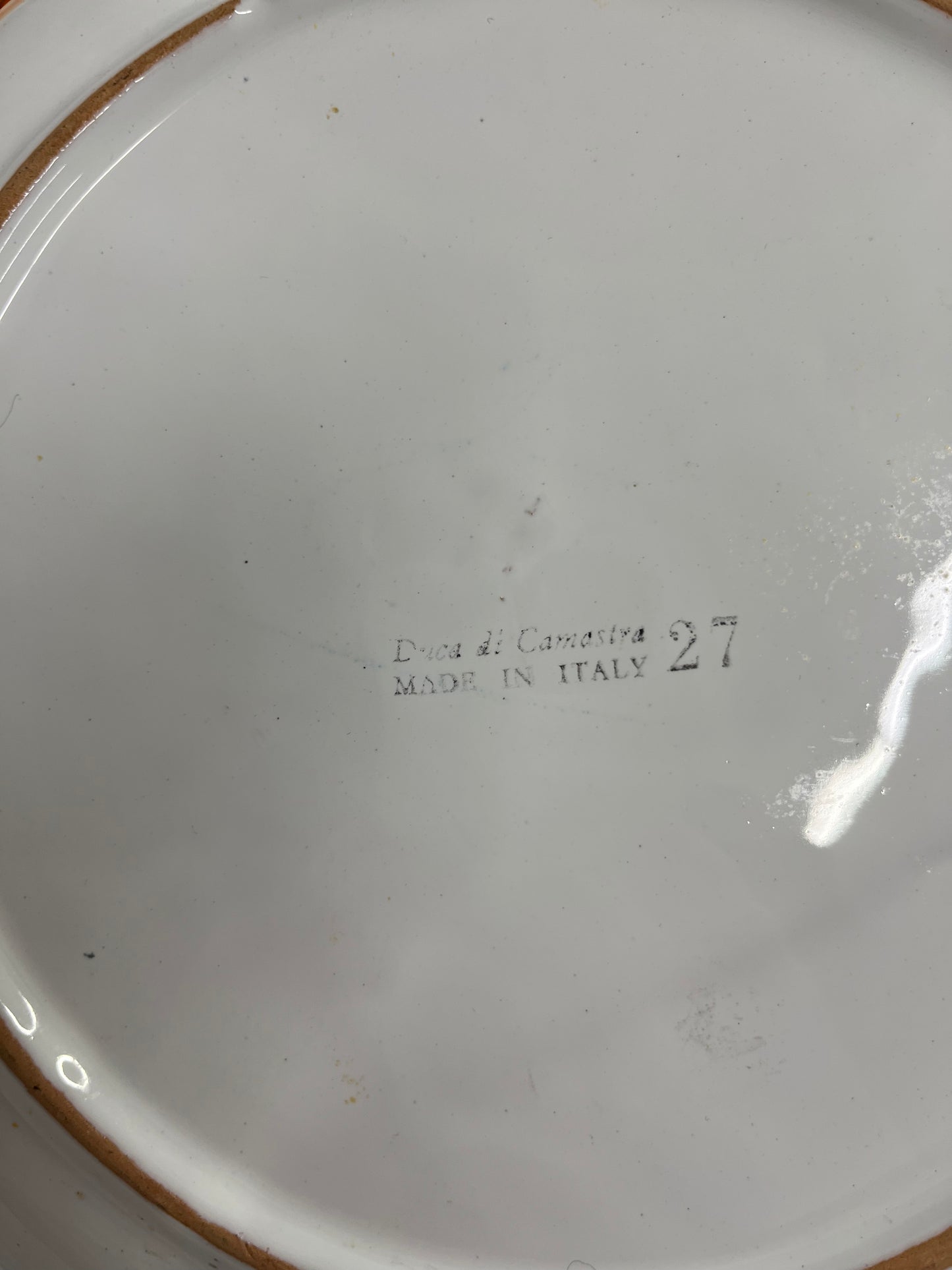 Set of 5 Duca di Camestra Dinner Plates - Fish