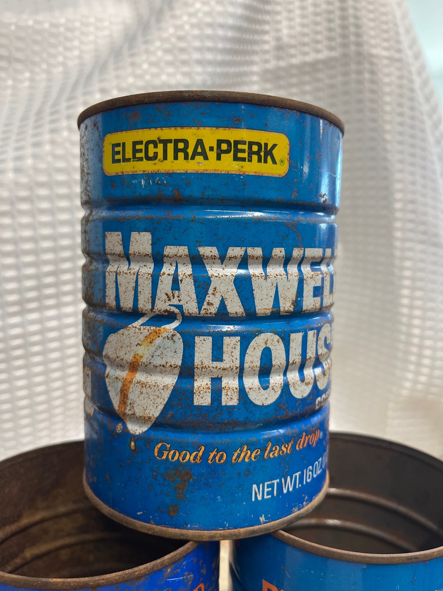 Lot of 6 Maxwell House empty coffee cans