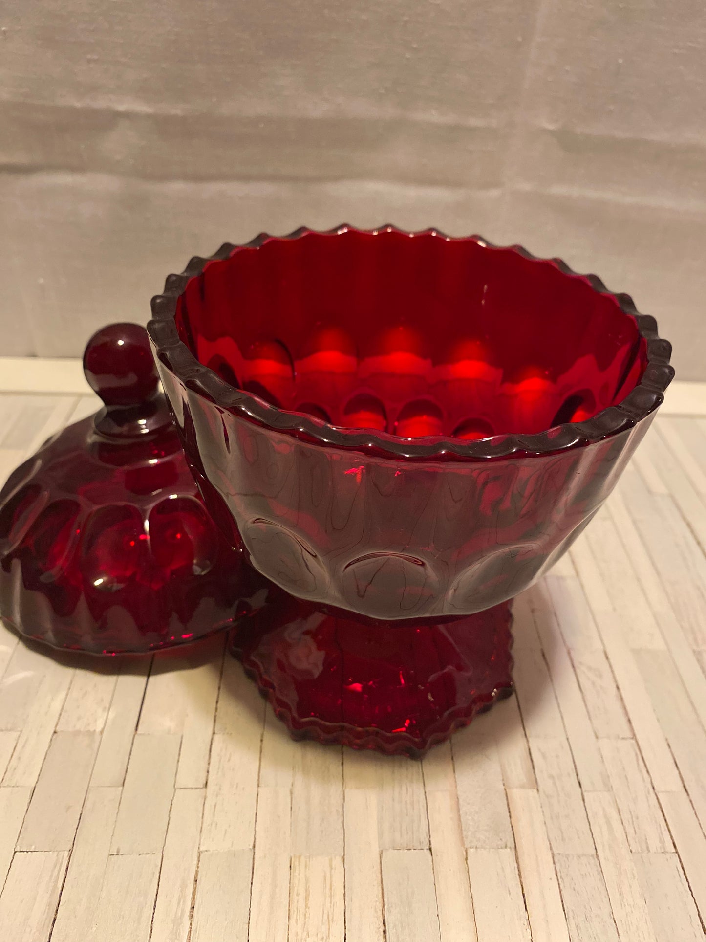 Sorelle Ruby Lidded Compote