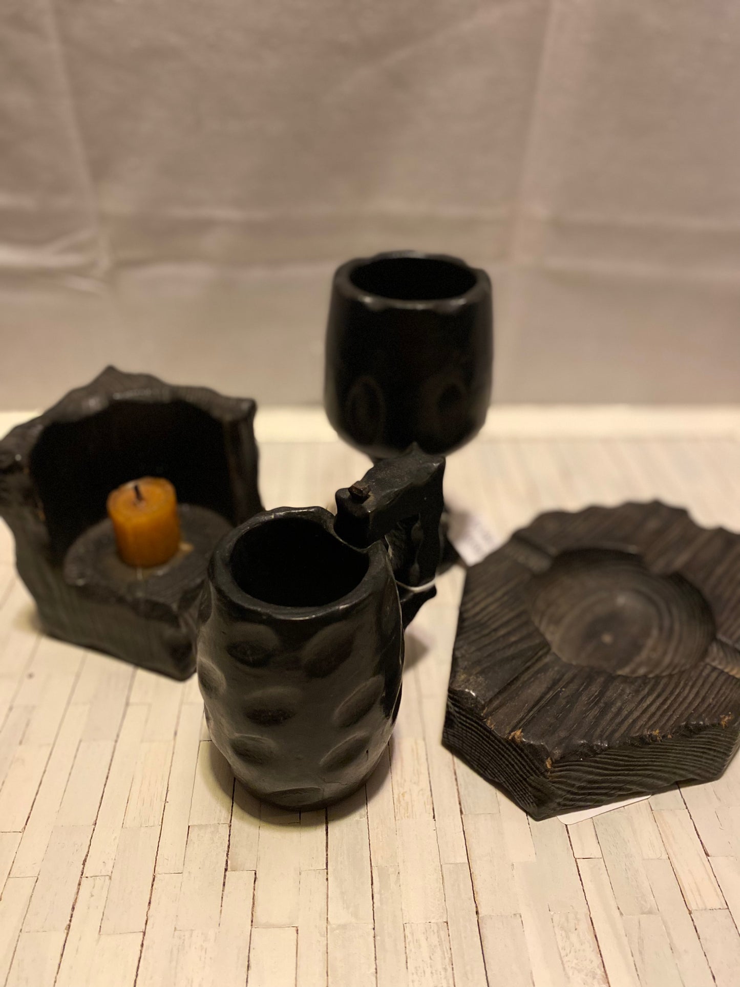 Lobeco Medieval Mug, Goblet, Candle or Ashtray - handcrafted in Spain