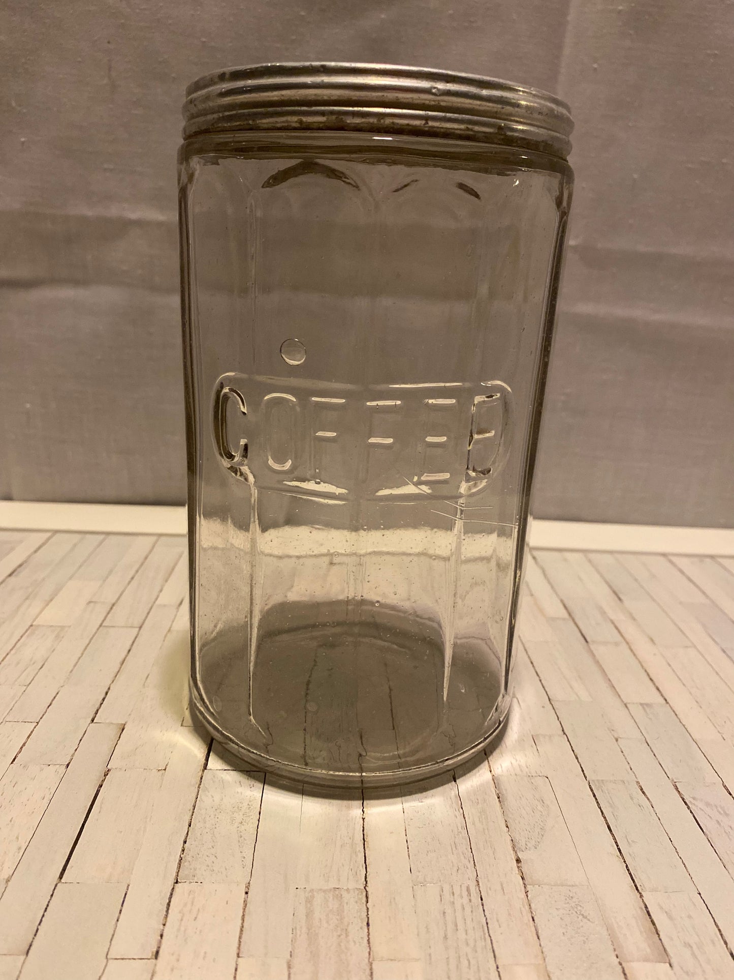 Hoosier Coffee Jar Canister with Lid