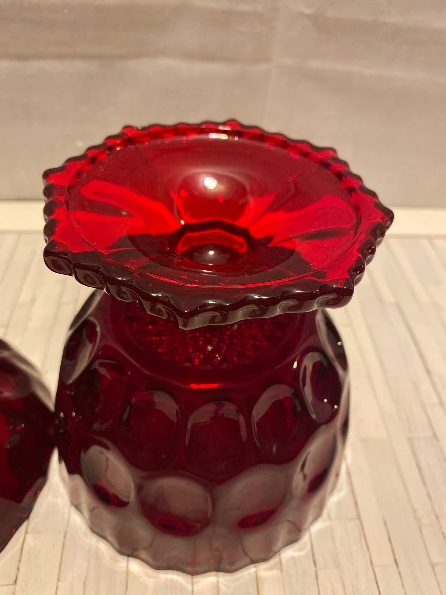 Sorelle Ruby Lidded Compote