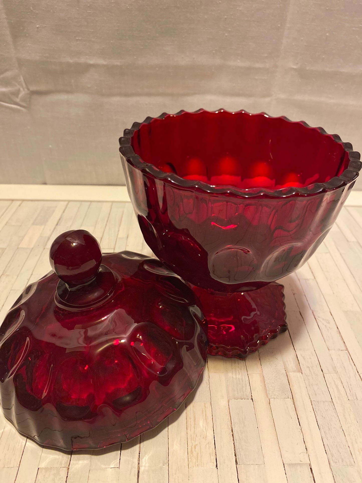 Sorelle Ruby Lidded Compote