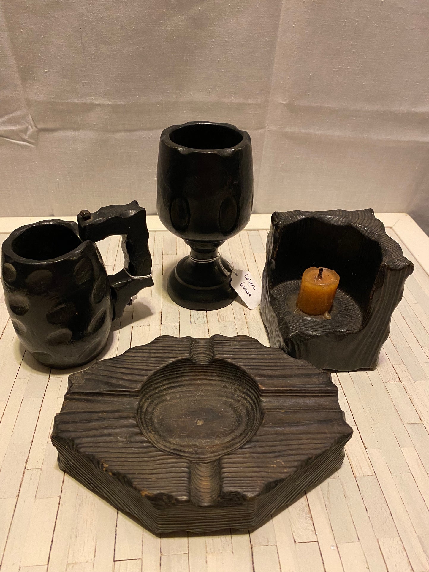 Lobeco Medieval Mug, Goblet, Candle or Ashtray - handcrafted in Spain